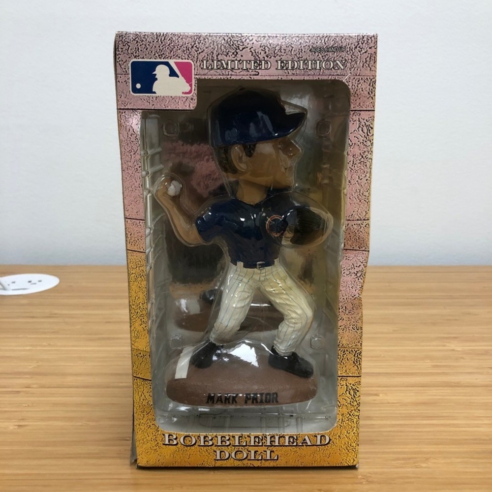 Bobble Dobbles Mark Prior Bobblehead Doll Kids Fans Blue Cubs MLB 2004 Limited
